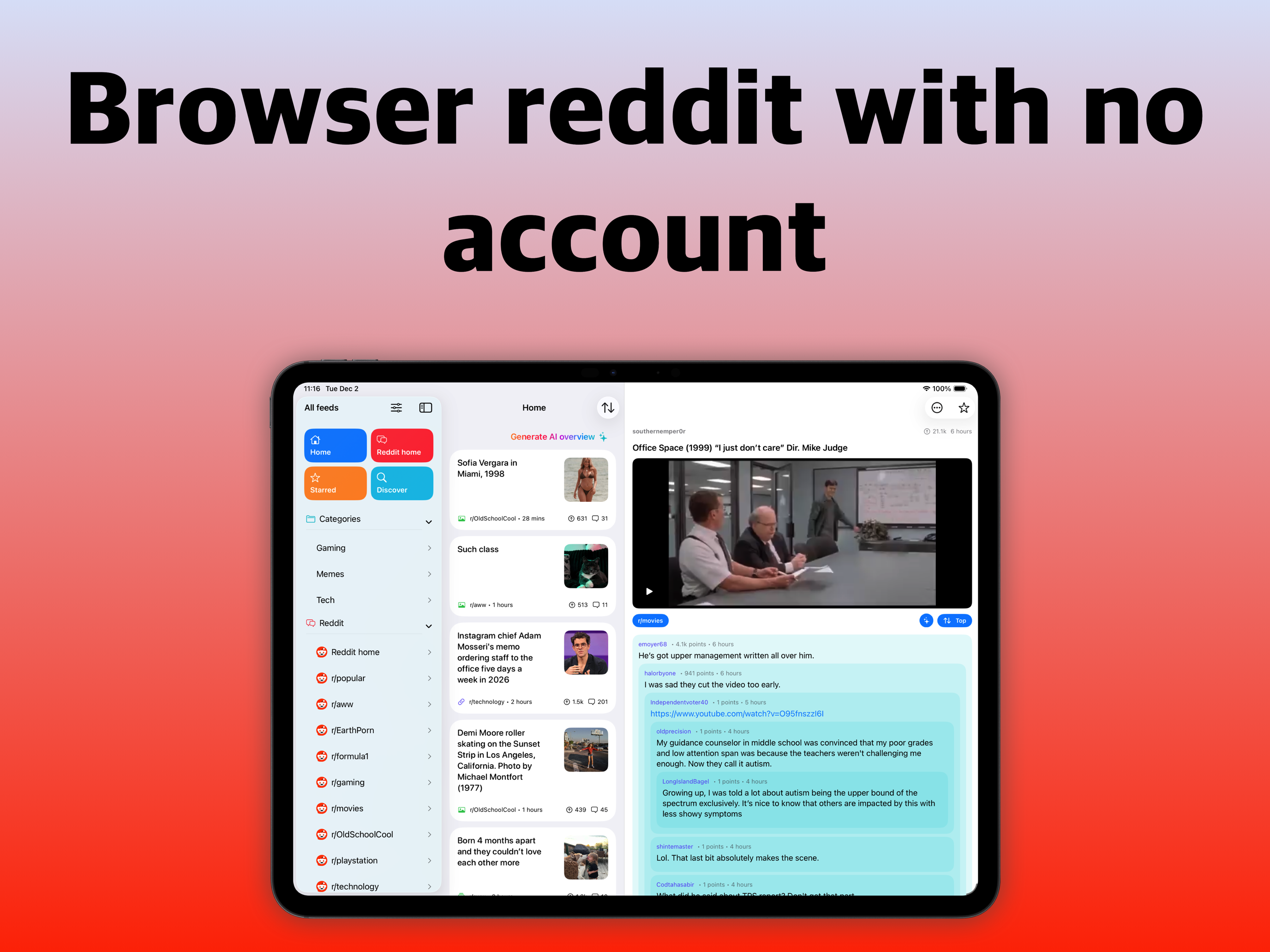 NewsNinja iPad screenshot 3